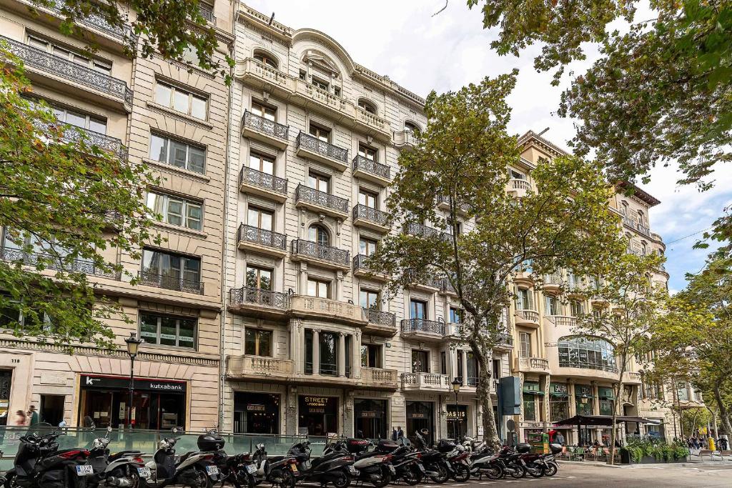 Barcelona Spain Casa Gracia Facade